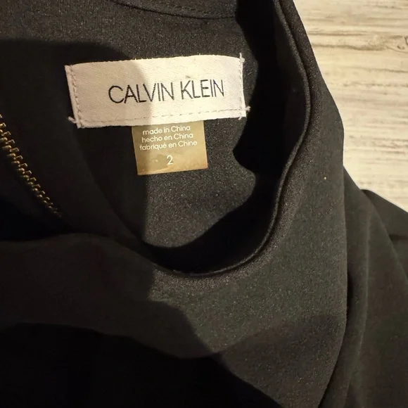 Calvin Klein Black Long Sleeve Dress - Picture 5 of 6